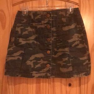 ASOS Camouflage mini skirt